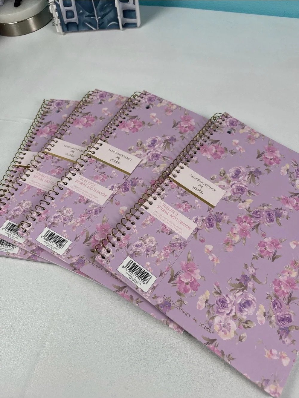Loveshackfancy x target yoobi spiral notebook bundle
